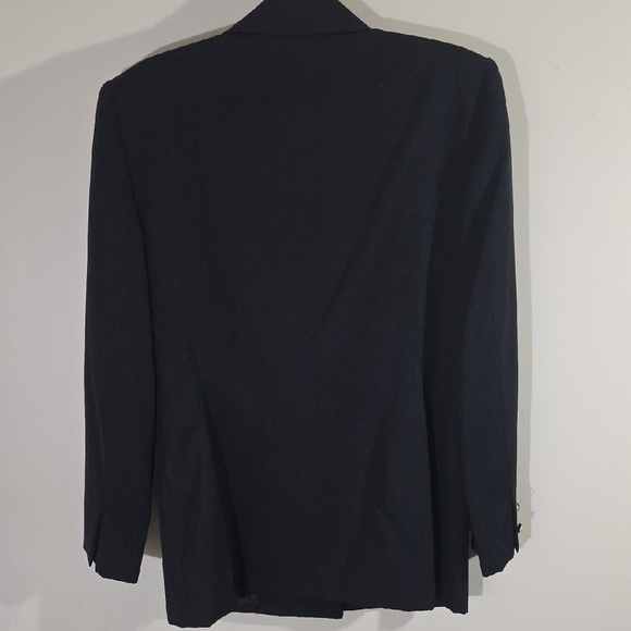 Vintage Talbots Black Blazer with Gold Buttons - Picture 4 of 6